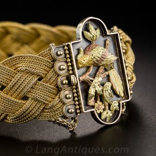 Victorian Braided Mesh Bracelet