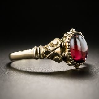 Victorian Cabochon Garnet Ring
