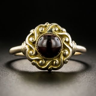 Victorian Cabochon Garnet Ring - 2