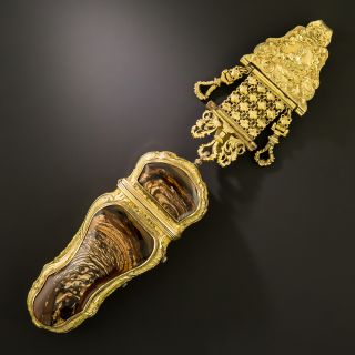Victorian Chatelaine and Agate Accessories Box - 3