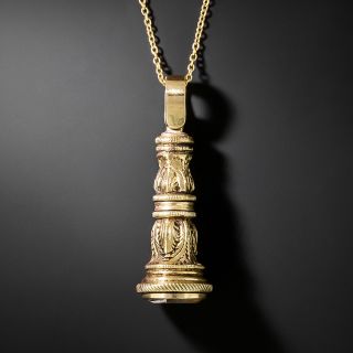 Victorian Citrine Seal Pendant/Fob - 2