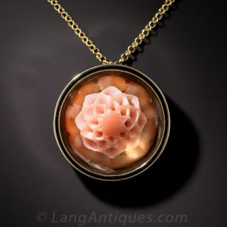 Victorian Coral Pendant