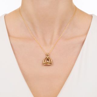 Victorian Crown Motif Fob/Pendant