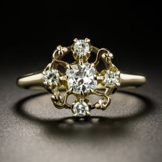 Victorian Cushion-Cut Diamond Ring - 2