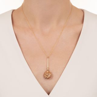 Victorian Dance Card Holder Pendant