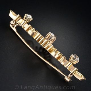 Victorian Diamond Bar Pin