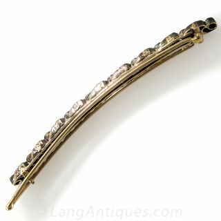 Victorian Diamond Barrette 