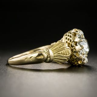Victorian Diamond Cluster Engagement Ring