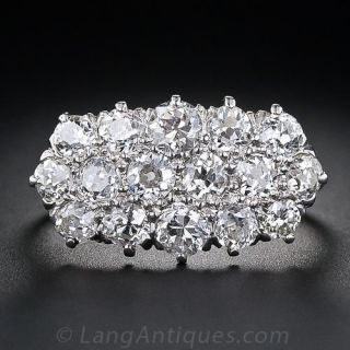 Victorian Diamond Cluster Ring