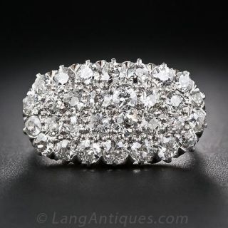 Victorian Diamond Cluster Ring