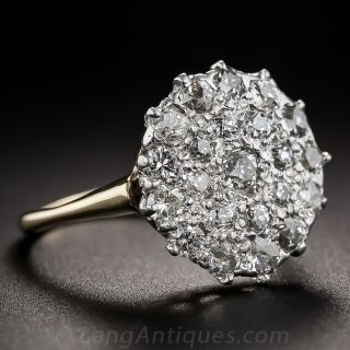 Victorian Diamond Cluster Ring
