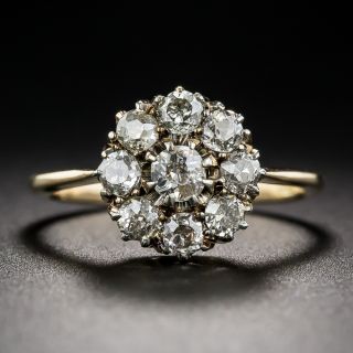 Victorian Diamond Cluster Ring