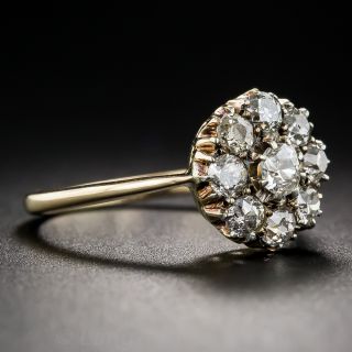 Victorian Diamond Cluster Ring
