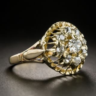 Victorian Diamond Cluster Ring