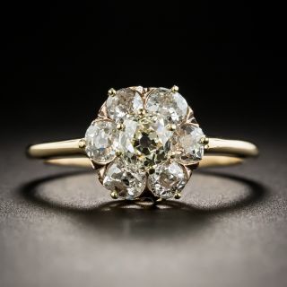 Victorian Diamond Cluster Ring - 2