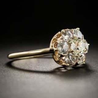 Victorian Diamond Cluster Ring