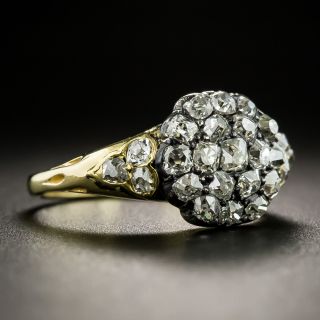 Victorian Diamond Cluster Ring