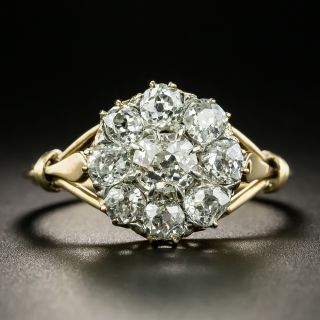 Victorian Diamond Cluster Ring - 2