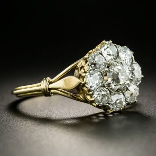 Victorian Diamond Cluster Ring