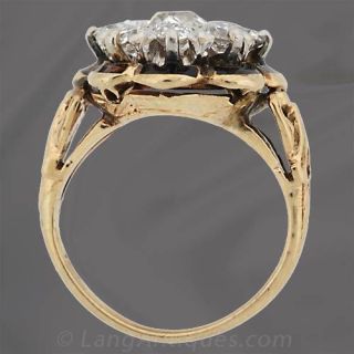 Victorian Diamond Cluster Ring