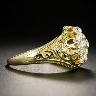 Victorian Diamond Cluster Ring