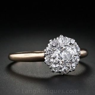 Victorian Diamond Cluster Ring