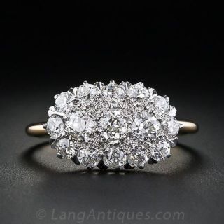 Victorian Diamond Cluster Ring