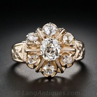 Victorian Diamond cluster Ring 