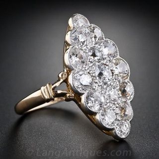 Victorian Diamond Dinner Ring
