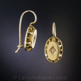Victorian Diamond Drop Earrings