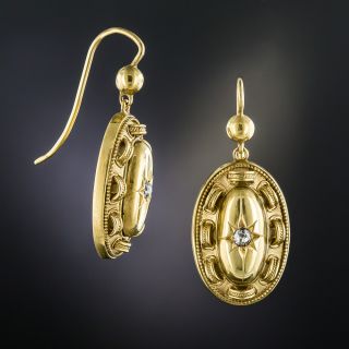 Victorian Diamond Drop Earrings