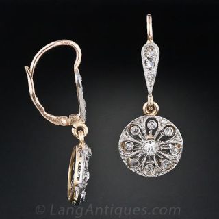 Victorian Diamond Drop Earrings