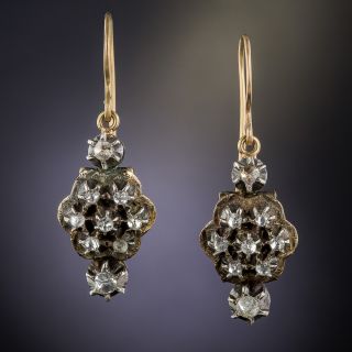 Victorian Diamond Drop Earrings
