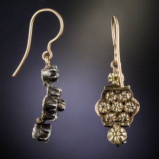 Victorian Diamond Drop Earrings