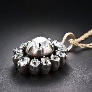 Victorian Diamond Drop Necklace