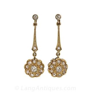 Victorian Diamond Earrings