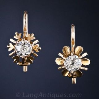 Victorian Diamond Earrings