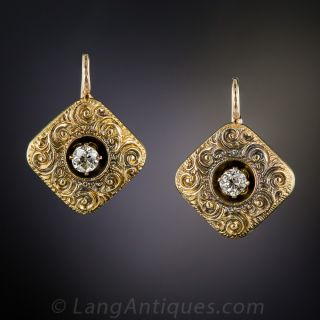 Victorian Diamond Earrings