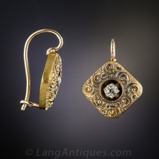 Victorian Diamond Earrings