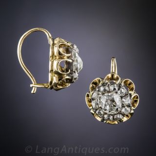 Victorian Diamond Earrings