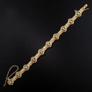 Victorian Diamond Foliate Motif Bracelet - 3