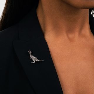 Victorian Diamond Kangaroo Brooch