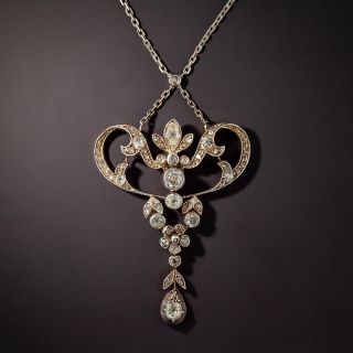 Victorian Diamond Lavalière Necklace - 1