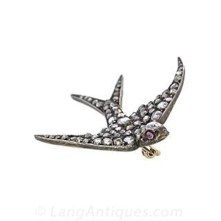 Victorian Diamond Pin