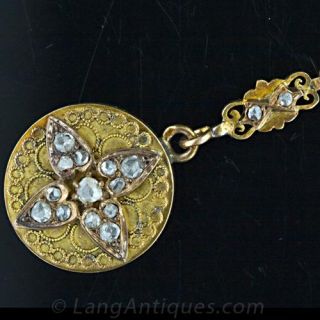 Victorian Diamond Pocket Fob