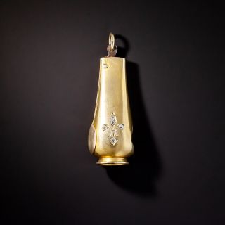 Victorian Diamond-Set Cigarillo Cutter - 1