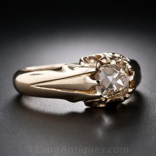 Victorian Diamond Solitaire Ring