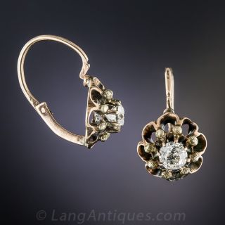 Victorian Diamond Stud Earrings