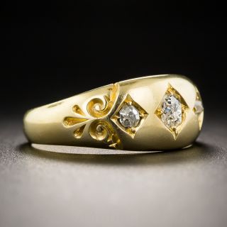 Victorian Diamond Three-Stone Ring