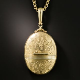 Victorian Double Opening Locket by William Devenport